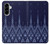 S3950 Textile Thai Blue Pattern Hülle Schutzhülle Taschen für Samsung Galaxy A56