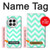S1723 Mint Chevron Zigzag Hülle Schutzhülle Taschen für OnePlus 13