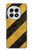 S2231 Yellow and Black Line Hazard Striped Hülle Schutzhülle Taschen für OnePlus 13