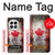 S2490 Canada Maple Leaf Flag Texture Hülle Schutzhülle Taschen für OnePlus 13