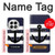 S2758 Anchor Navy Hülle Schutzhülle Taschen für OnePlus 13