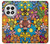 S3281 Colorful Hippie Flowers Pattern Hülle Schutzhülle Taschen für OnePlus 13