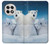 S0285 Polar Bear Family Arctic Hülle Schutzhülle Taschen für OnePlus 13R