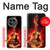 S0415 Fire Guitar Burn Hülle Schutzhülle Taschen für OnePlus 13R