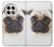 S1852 Pug Dog Hülle Schutzhülle Taschen für OnePlus 13R