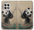 S2210 Panda Fluffy Art Painting Hülle Schutzhülle Taschen für OnePlus 13R
