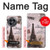 S2211 Paris Postcard Eiffel Tower Hülle Schutzhülle Taschen für OnePlus 13R