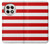 S2364 Red and White Striped Hülle Schutzhülle Taschen für OnePlus 13R