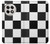 S2492 Black and White Check Hülle Schutzhülle Taschen für OnePlus 13R