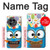 S2521 Cute Nerd Owl Cartoon Hülle Schutzhülle Taschen für OnePlus 13R