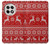 S2835 Christmas Reindeer Knitted Pattern Hülle Schutzhülle Taschen für OnePlus 13R