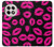 S2933 Pink Lips Kisses on Black Hülle Schutzhülle Taschen für OnePlus 13R
