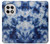 S3439 Fabric Indigo Tie Dye Hülle Schutzhülle Taschen für OnePlus 13R