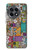 S3879 Retro Music Doodle Hülle Schutzhülle Taschen für OnePlus 13R