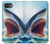 S4004 Oil Color Painting Giant Shark Hülle Schutzhülle Taschen für iPhone 16e