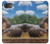 S4031 Baby Hippo Hippopotamus Family Hülle Schutzhülle Taschen für iPhone 16e, 17e