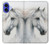S4025 White Horse Painting Hülle Schutzhülle Taschen für iPhone 16