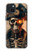 S4018 Steampunk Pirate Skull Hülle Schutzhülle Taschen für iPhone 15 Plus