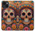 S3999 Mexican Skull Painting Hülle Schutzhülle Taschen für iPhone 14