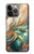 S3993 Green Marble Gold Veins Hülle Schutzhülle Taschen für iPhone 13