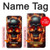 S3986 Fire Skull Hülle Schutzhülle Taschen für iPhone XR