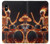 S3985 Fire Skull Drummer Hülle Schutzhülle Taschen für iPhone X, iPhone XS