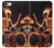 S3985 Fire Skull Drummer Hülle Schutzhülle Taschen für iPhone 6 6S