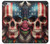 S4015 Skull American Flag Hülle Schutzhülle Taschen für iPhone 6 6S
