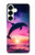 S3980 Dolphin Sunset Milky Way Hülle Schutzhülle Taschen für Samsung Galaxy S25 Plus