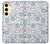 S4013 Seamless Cute Ghost Pattern Hülle Schutzhülle Taschen für Samsung Galaxy S24 FE