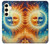 S3966 Artistic Sun Moon Hülle Schutzhülle Taschen für Samsung Galaxy S24
