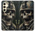 S4017 Skull Soldier Hülle Schutzhülle Taschen für Samsung Galaxy S24