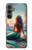 S4006 Oil Painting Mermaid Hülle Schutzhülle Taschen für Samsung Galaxy S23 FE