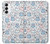 S4013 Seamless Cute Ghost Pattern Hülle Schutzhülle Taschen für Samsung Galaxy S23