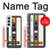 S4023 Vintage Rainbow Compact Cassette Hülle Schutzhülle Taschen für Samsung Galaxy S22