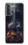 S3972 Burned Acoustic Guitar Graphic Hülle Schutzhülle Taschen für Samsung Galaxy S21 Plus 5G, Galaxy S21+ 5G