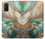 S3993 Green Marble Gold Veins Hülle Schutzhülle Taschen für Samsung Galaxy S20