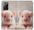 S3979 Cute Baby Pig Hülle Schutzhülle Taschen für Samsung Galaxy Note 20 Ultra, Ultra 5G