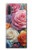 S3975 Colorful Roses Painting Hülle Schutzhülle Taschen für Samsung Galaxy Note 10 Plus