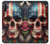 S4015 Skull American Flag Hülle Schutzhülle Taschen für Samsung Galaxy Note 10 Plus