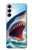 S4004 Oil Color Painting Giant Shark Hülle Schutzhülle Taschen für Samsung Galaxy A05s