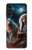S3995 Grim Wolf Indian Girl Hülle Schutzhülle Taschen für Samsung Galaxy A13 5G