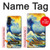 S4005 Oil Color Painting Great Waves Hülle Schutzhülle Taschen für Samsung Galaxy A13 5G