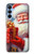 S4029 Xmas Smiling Santa Claus Gift Box Hülle Schutzhülle Taschen für Samsung Galaxy A15 5G