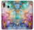 S4001 Multicolored Abstract Lilac Emerald Hülle Schutzhülle Taschen für Samsung Galaxy A20, Galaxy A30