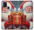 S4029 Xmas Smiling Santa Claus Gift Box Hülle Schutzhülle Taschen für Samsung Galaxy A21s