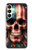 S4015 Skull American Flag Hülle Schutzhülle Taschen für Samsung Galaxy A25 5G