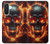 S3986 Fire Skull Hülle Schutzhülle Taschen für Samsung Galaxy A26