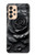S3969 Black Rose Hard Brush Stroke Hülle Schutzhülle Taschen für Samsung Galaxy A33 5G