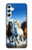 S3996 Horse Running Hülle Schutzhülle Taschen für Samsung Galaxy A34 5G